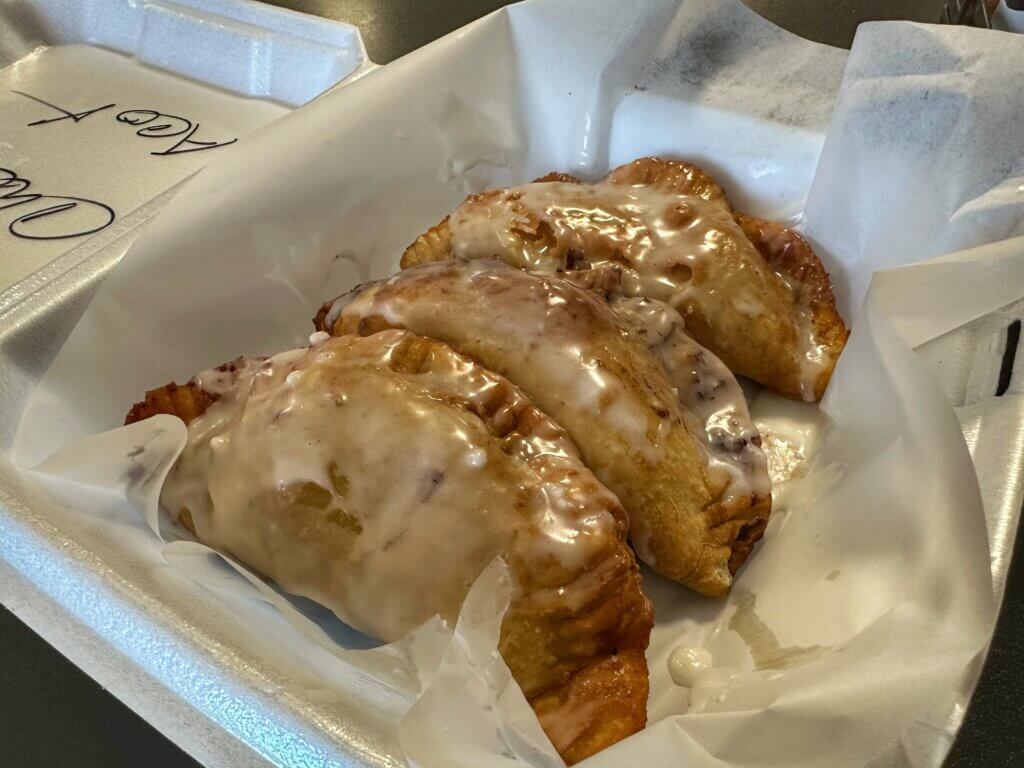 Made to order fried pies.